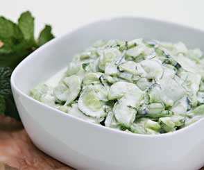 Yogurt Cucumber Salad